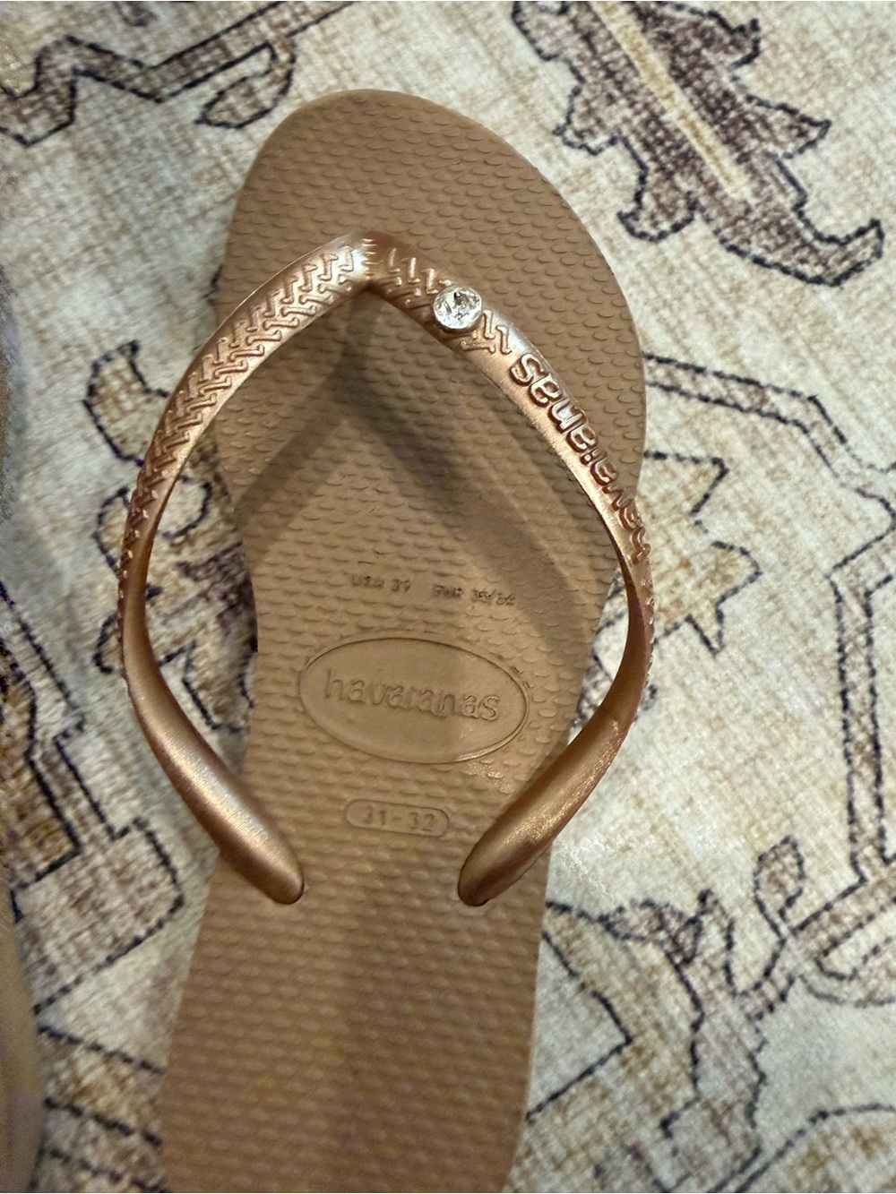 Havaianas kids Slim Crystal flip-flops-2Y - Picture 2 of 5
